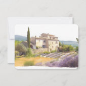 RSVPカードウォーター色コートダジュール 招待状 (裏面)