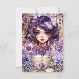 RSVPカードテお洒落アック 出欠カード