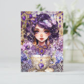 RSVPカードテお洒落アック 出欠カード (スタンド正面)