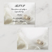 RSVPカードテンプレート エンクロージャーカード (正面/裏面)