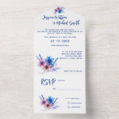💍 RSVPカードパステルウィスパーズメドウズ オールインワン招待状 (内側)