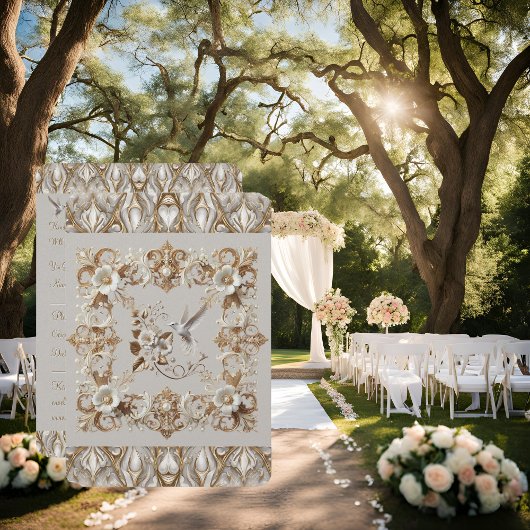 RSVPカードホワイトハミングバード結婚ズ 出欠カード