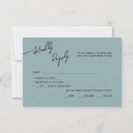RSVPカードボホシック結婚のパステルカラー。 出欠カード