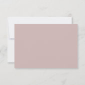 RSVPカードボホシック結婚のパステルカラー。 出欠カード (裏面)