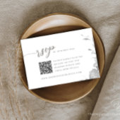 RSVPカード結婚の応答カードBohoフローラ 招待状