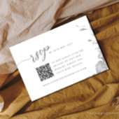 RSVPカード結婚の応答カードBohoフローラ 招待状