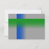 RSVPカード青と緑（任意の色） 出欠カード (裏面)