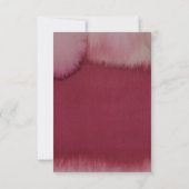 RSVPカード | エレガントフローラボ素朴ホバラクラフト (裏面)