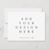 RSVPカード/エンクロージャ印刷 招待状 (裏面)