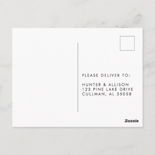 RSVPカード ポストカード (裏面)