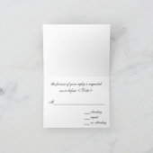 RSVPカード 招待状 (内部)