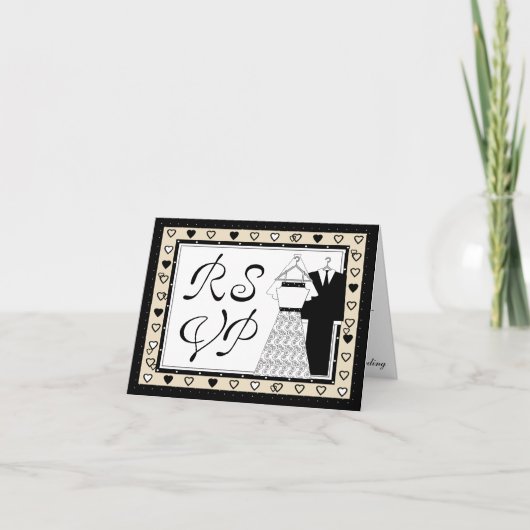 RSVPカード 招待状 (正面)