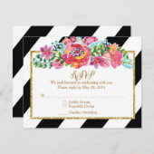 RSVPカード 招待状 (正面/裏面)