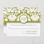 RSVPカード – 5 x 7サイズの初期化が必要 (正面/裏面)