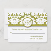 RSVPカード – 5 x 7サイズの初期化が必要 (正面)