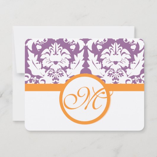 RSVPカード – 5 x 7サイズの初期化が必要 (裏面)