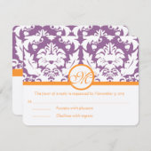 RSVPカード – 5 x 7サイズの初期化が必要 (正面/裏面)