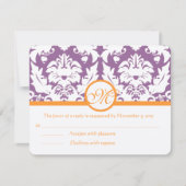 RSVPカード – 5 x 7サイズの初期化が必要 (正面)