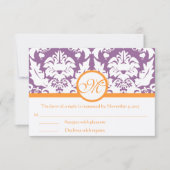 RSVPカード – 5 x 7サイズの初期化が必要 (正面)