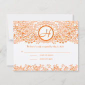 RSVPカード – 5 x 7サイズの初期化が必要 (裏面)