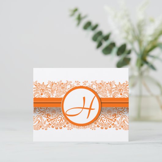 RSVPカード – 5 x 7サイズの初期化が必要 (スタンド正面)