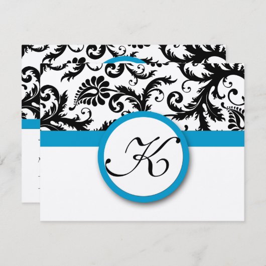 RSVPカード – 5 x 7サイズの初期化が必要 (正面/裏面)