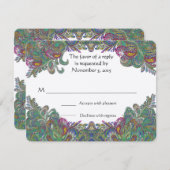 RSVPカード – 5 x 7サイズの初期化が必要 (正面/裏面)