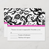 RSVPカード – 5 x 7サイズの初期化が必要 (正面/裏面)