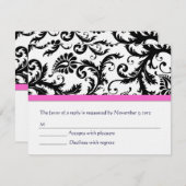 RSVPカード – 5 x 7サイズの初期化が必要 (正面/裏面)