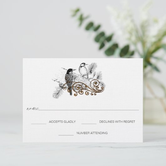 RSVPカード – 5 x 7サイズの初期化が必要 (スタンド正面)