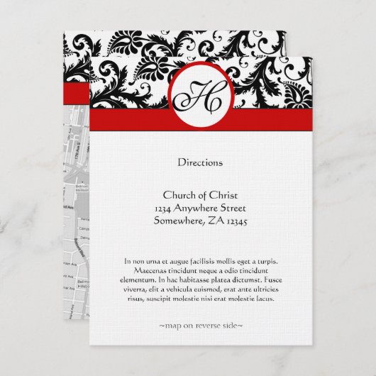 RSVPカード – 5 x 7サイズの初期化が必要 招待状 (正面/裏面)