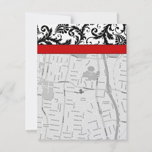 RSVPカード – 5 x 7サイズの初期化が必要 招待状 (裏面)