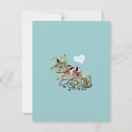 RSVPカード – 5 x 7サイズの初期化が必要 招待状 (裏面)