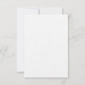 RSVPカード – 5 x 7サイズの初期化が必要 招待状 (裏面)