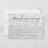 RSVPカード – Lit Silver Glit Fab (正面)