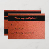 RSVPカードI forバスケバー（ユダヤ教の）バル・ミツバーコレクション 出欠カード (正面/裏面)