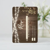 RSVPカ素朴ード 招待状 (スタンド正面)