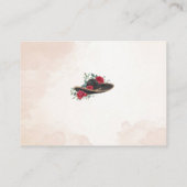 RSVPキンセアニェラマリアチチャラウォーターカラー 名刺 (裏面)