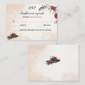 RSVPキンセアニェラマリアチチャラウォーターカラー 名刺 (正面/裏面)