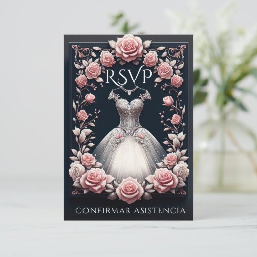 RSVPクインセスペインのーニェラロサス 出欠カード (スタンド正面)