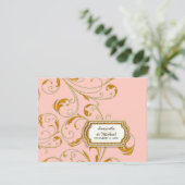 RSVPグラムオールドハリウッドリージェンシーブラックタイイベント 出欠カード (スタンド正面)