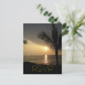 RSVPゲスト応答エントリの選択 インビテーションポストカード (スタンド正面)