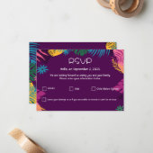 RSVPゲスト ノートカード (正面/裏面インサイチュ)