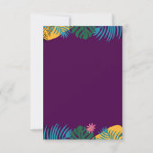 RSVPゲスト ノートカード (裏面)