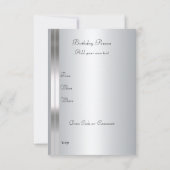 RSVPシルバー 招待状 (裏面)