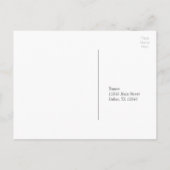 RSVPシンプルポストカード インビテーションポストカード (裏面)