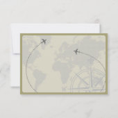 RSVPチケット航空 招待状 (裏面)