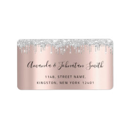 RSVPニューズ結婚アドレスシルバーグレードリップスバラ ラベル