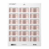 RSVPニューズ結婚アドレスシルバーグレードリップスバラ ラベル (フルシート)