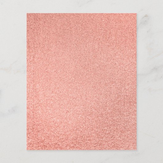 RSVPバジェットネイビーブルーバラ金ゴールド結婚ズカード (裏面)